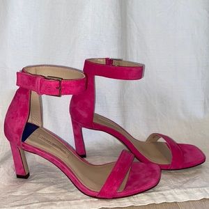 Stuart Weitzman 75square Nudist - Flamingo Pink